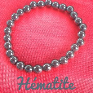 bracelet en pierre hématite