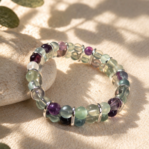 Bracelet double rang fluorite