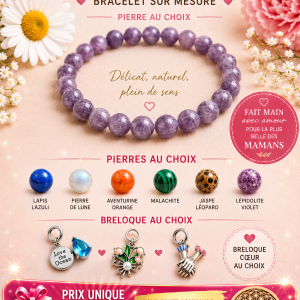 Bracelet sur mesure – Édition Fête des Mères 💝